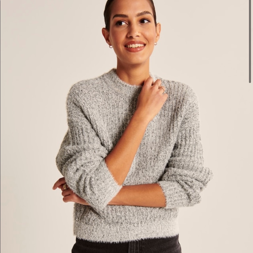 Abercrombie Eyelash Mockneck Sweater
